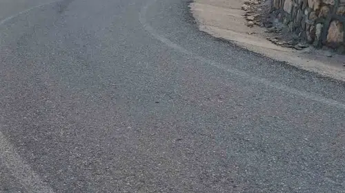 Siirt Kurtalan yolunda kamyonet şarampole yuvarlandı