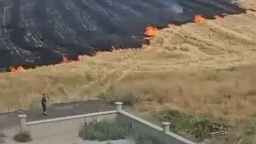 Elazığ genelinde eş zamanlı başlayan 19 yangın ekiplerce söndürüldü