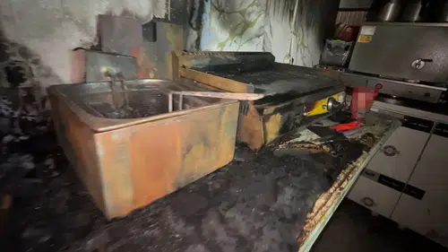 Yüksekova'da bir kafenin mutfağında yangın paniği yaşandı
