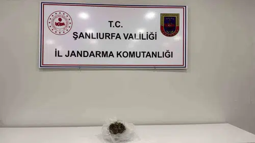 Viranşehir jandarması şüpheli bir şahsın üzerinde uyuşturucu yakaladı