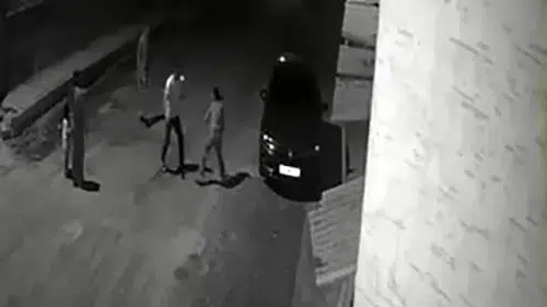 Elazığ sokaklarında boks antrenmanı korkulu anlar yaşattı