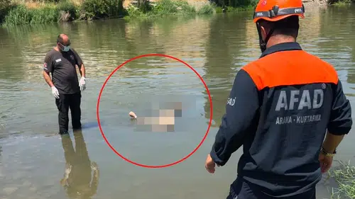Diyarbakırda Dicle Nehri yüzeyinde bir erkek cansız bedeni keşfedildi