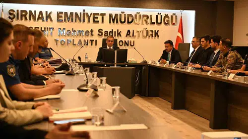 Şırnak emniyeti şehirdeki güvenlik planlarını yeniden masaya yatırdı