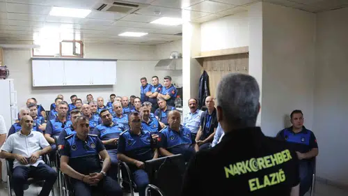 Elazığ zabıtasına uyuşturucu ile mücadele eğitimi verildi