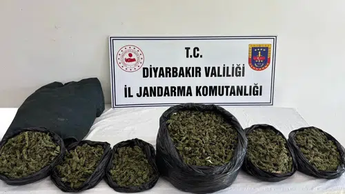 Diyarbakır'da uyuşturucu operasyonu: 41 kilo esrar ele geçirildi