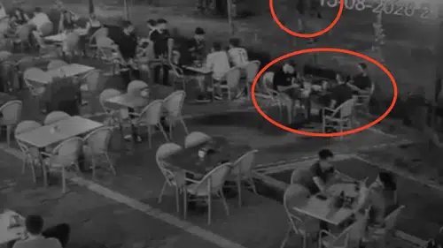 Diyarbakır’da kafe bahçesinde silahlı saldırı: Ağacın arkasında bekledi, o anlar kamerada