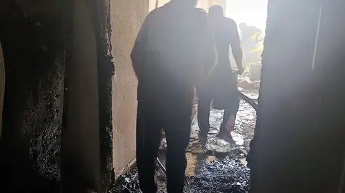 Siirt Üniversitesinde öğrenci yurdunda yangın paniği yaşandı