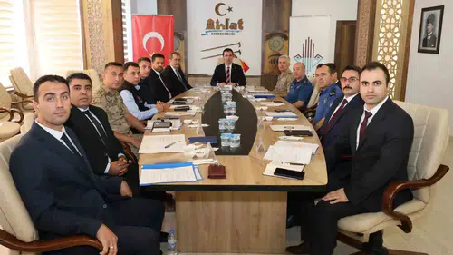 Ahlat şenlikleri için Bitlis’te geniş kapsamlı güvenlik önlemleri alınıyor