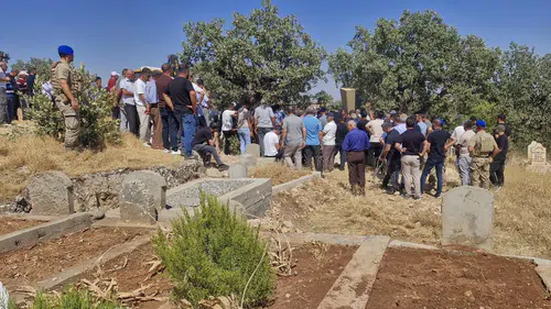 Ömerli ilçesindeki silahlı kavgada yaşamını yitiren İbrahim Kortak toprağa verildi