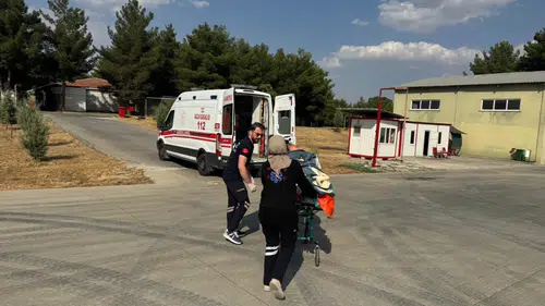 Siirt Şirvan'da ağır hastayı hava ambulansı hastaneye yetiştirdi