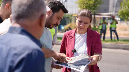 Kayapınar'da 42 bin ton asfaltla 6 cadde yenileniyor
