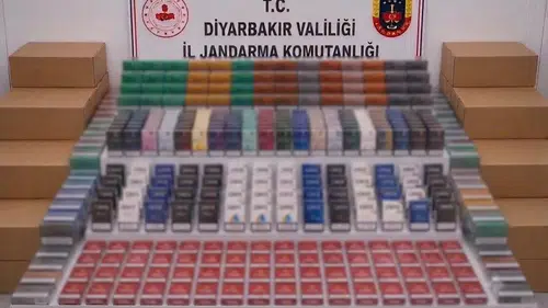 Diyarbakır genelinde düzenlenen operasyonlarda tonlarca kaçak ürün yakalandı
