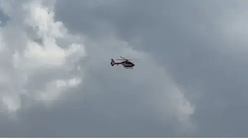 Hakkari’de 83 yaşındaki hasta hava ambulansıyla hastaneye ulaştırıldı