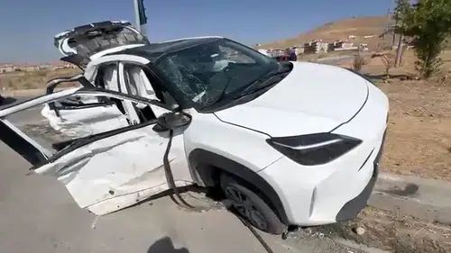 Elazığ’da trafik kazası sonucu dört kişi hastanelik oldu