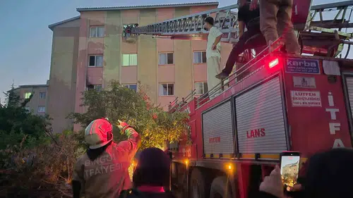 Bingöl merkezde apartman yangını paniği yaşandı