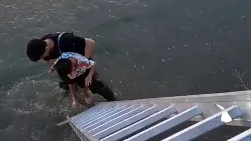 Batman İluh Deresi’ne düşen çocuk itfaiye ekipleriyle kurtarıldı