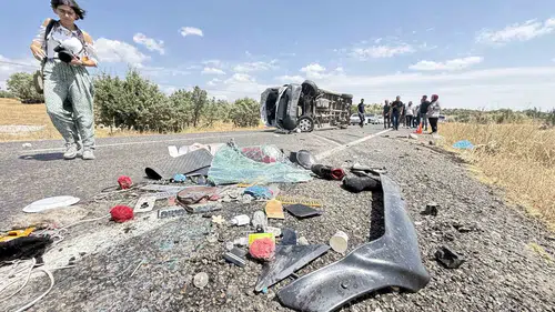 Lice ilçesindeki minibüs faciasında can kaybı yediye çıktı