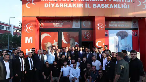 Bakanlar Diyarbakırda maç öncesi temaslarda bulundu
