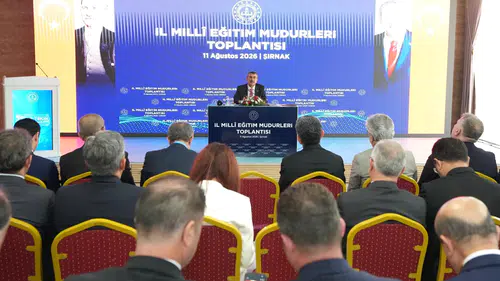 Milli Eğitim Bakanı Tekin Şırnakta eğitim müdürleriyle buluştu