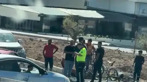 Batman'da bisikletle otomobil çarpıştı, 2 kişi yaralandı