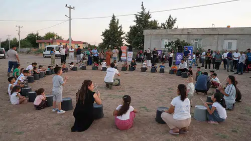 Diyarbakırlı çocuklar sanatla buluştu