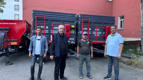 Ağrı Eleşkirtli çiftçilere modern ekipman desteği geldi