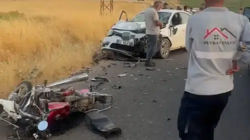 Mazıdağı yolunda meydana gelen trafik kazası iki kişinin yaşamına mal oldu