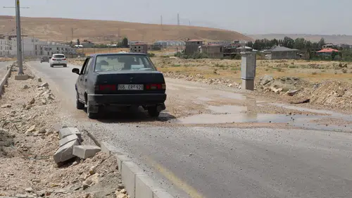 Vanlı sürücülerin alternatif güzergahı kısa sürede çöküşe geçti