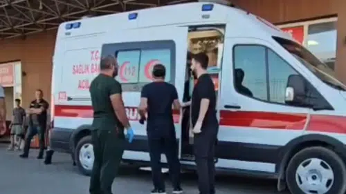 Ergani ilçesinde motosiklet ile kamyonet çarpıştı