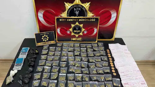 Siirt'te torbacılara operasyon, 2 kişi gözaltında