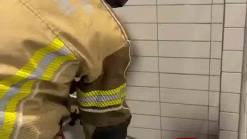Bismil'de bir petrol istasyonunun çay ocağına yılan girdi