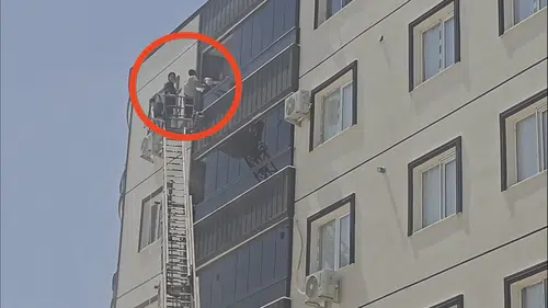 Nusaybin'de apartman dairesinde çıkan yangın paniğe yol açtı