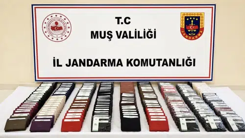 Muş merkezli operasyonda yüklü miktarda sahte ürün yakalandı