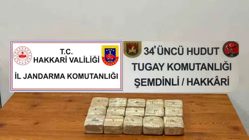 Şemdinli sınır hattında 7 kilo 720 gram eroin bulundu