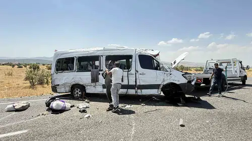 Lice yolunda düğün yolculuğu acı bitti