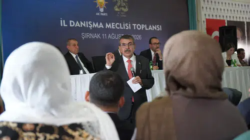 Bakan Tekin Şırnakta Yeni Süreç İçin Destek İstedi