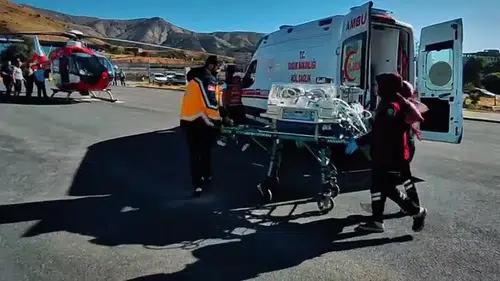 Bitlisli minik Muhammed Ali için hava ambulansı seferberliği
