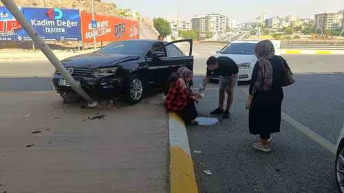 Şanlıurfa Karaköprü'de trafik kazası sonucu bir kişi yaralandı