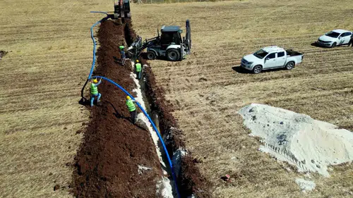 Hilvan Bağlar Mahallesi yeni yerleşim alanlarına altyapı desteği