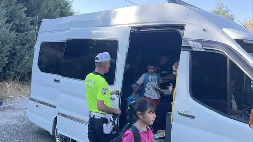 Çemişgezek'te okul servislerine sıkı denetim