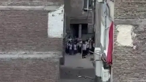 Diyarbakır Sur ilçesinde bir apartman dairesinde yangın paniği yaşandı