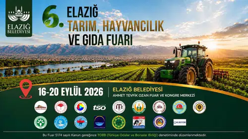 Elazığ Tarım ve Hayvancılık Fuarı 16 Eylül'de kapılarını açıyor