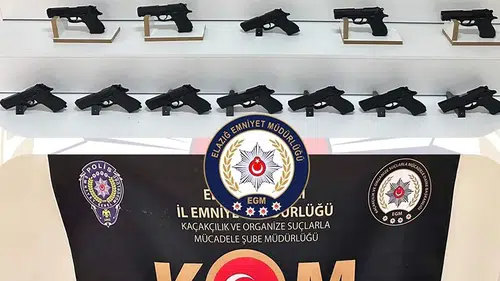 Elazığ polisinden ruhsatsız silah operasyonu