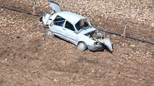 Harran yolunda feci kaza bir bebek hayatını kaybetti