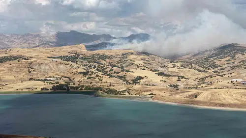 Tunceli Mazgirt kırsalında yangın paniği