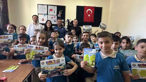 Yüksekova'da minik öğrenciler polis merkezini ziyaret ederek mesleği yakından tanıdı