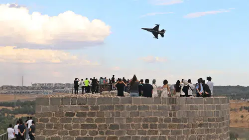 SOLOTÜRK Diyarbakır semalarında nefes kesen bir prova gerçekleştirdi