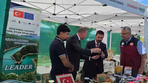Dicle ilçesinin yöresel lezzetleri Ankara'daki YEGFEST 2026 fuarında tanıtıldı
