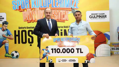 Şanlıurfa'da amatör spor kulüplerine 8 milyon liralık dev destek