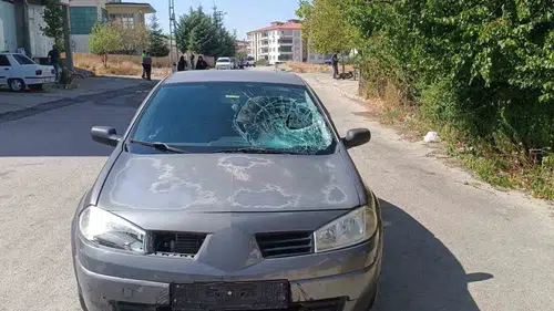 Elazığ Palu'da bisikletli çocuğa otomobil çarptı